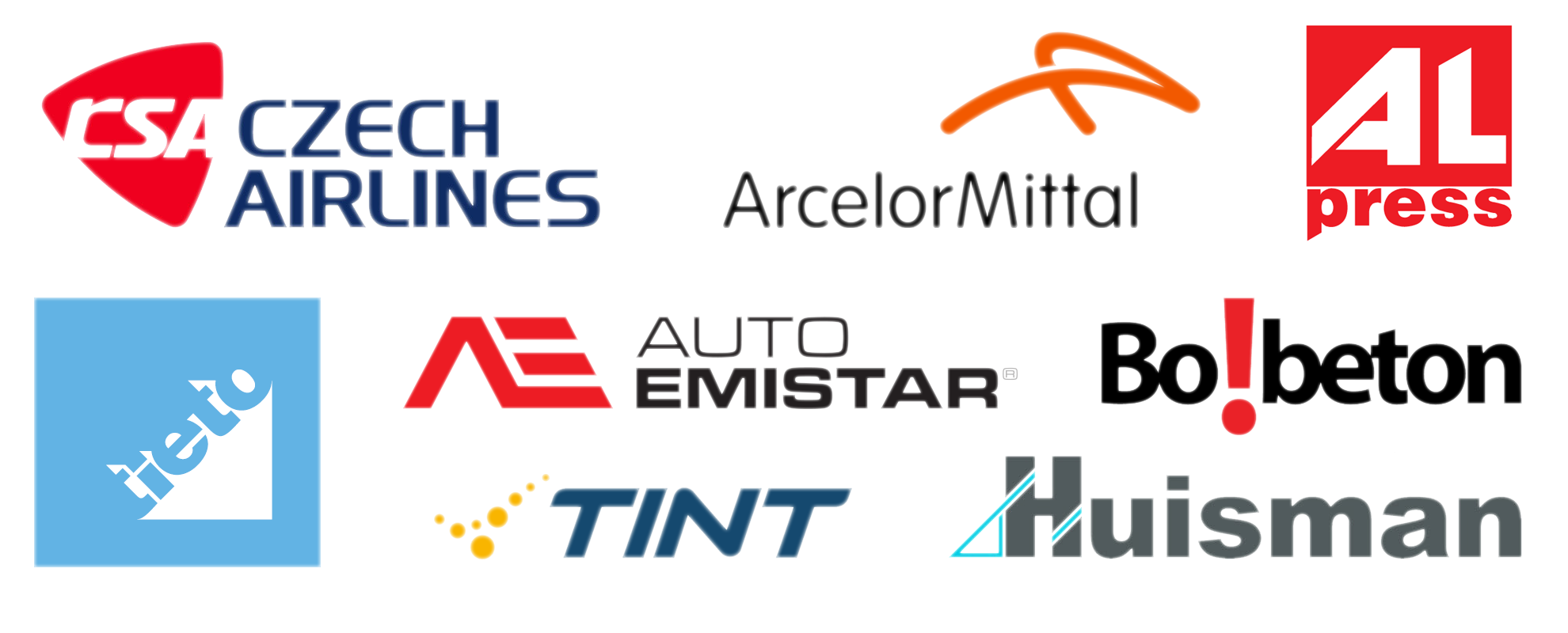 Loga klientů naší společnosti